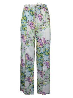 Patrizia Pepe Floral Print Palazzo Trousers